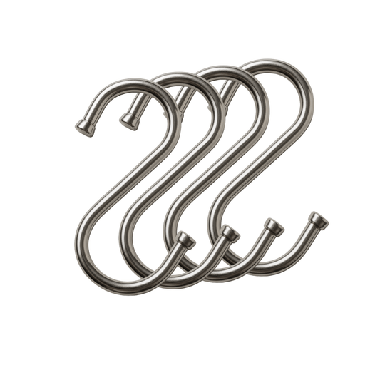 Kuke u obliku slova S 80 x 32 mm (4 kom) – metalne kuke za vješanje