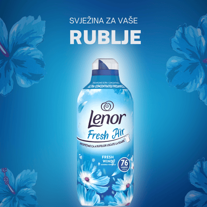 Lenor omekšivač Fresh Wind – 76 pranja, 1 064 ml