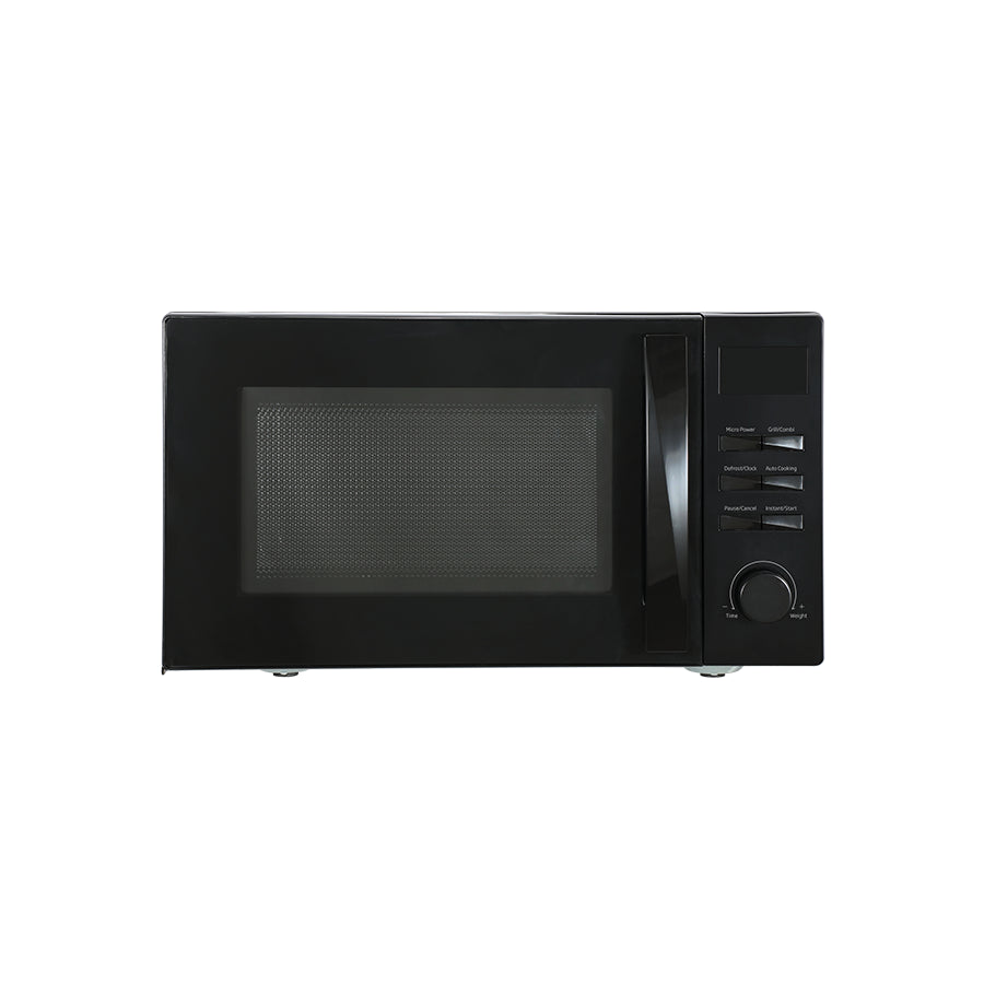 Omega Beko MGF 23210B mikrovalna pećnica s digitalnim zaslonom i plinskim upravljačem, bijela s crnim detaljima
