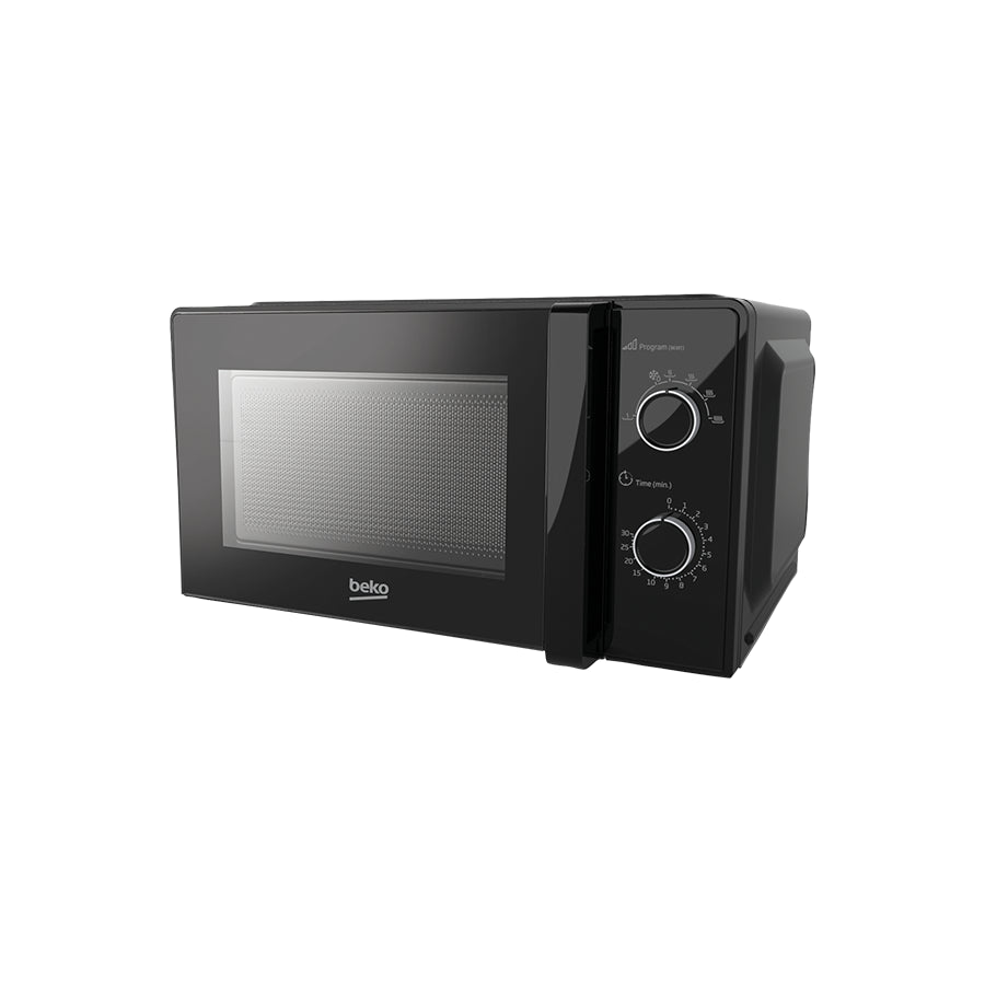 Beko MOC20100BFB mikrovalna pećnica – 20 L, 700 W, 5 nivoa snage, odmrzavanje, crna