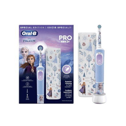 Oral-B PRO Kids 3+ Frozen – električna dječja četkica + putna futrola