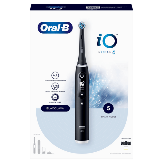 Oral-B iO Series 6 “Black Lava” – Inteligentna električna četkica za zube