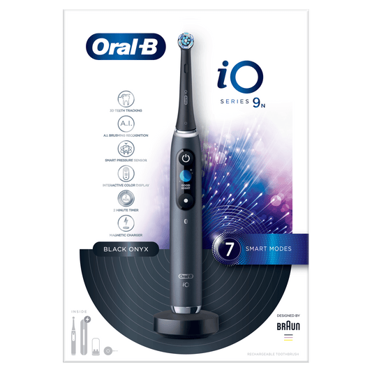 Oral-B iO Series 9N Black Onyx – Najnaprednija njega s 7 pametnih programa