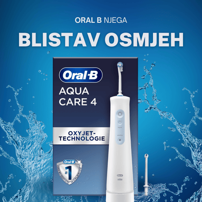 Oral B oralni tuš Oxyjet MDH20 Aqua Care 4 – dubinsko čišćenje i osvježenje