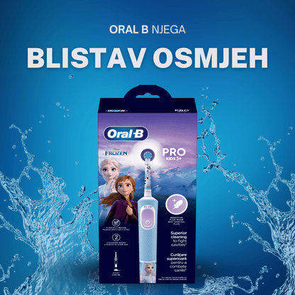 Oral B električna četkica za zube D103 Vital Frozen – nova verzija za osvježenje osmjeha