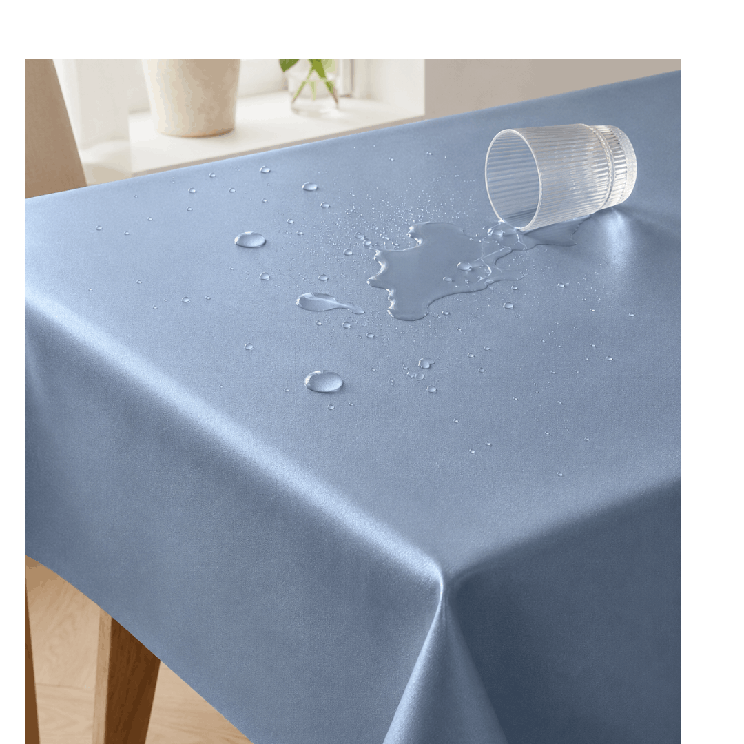 Sermat PVC Mušema Stolnjak Plavi – Vodootporni 140 x 180 cm