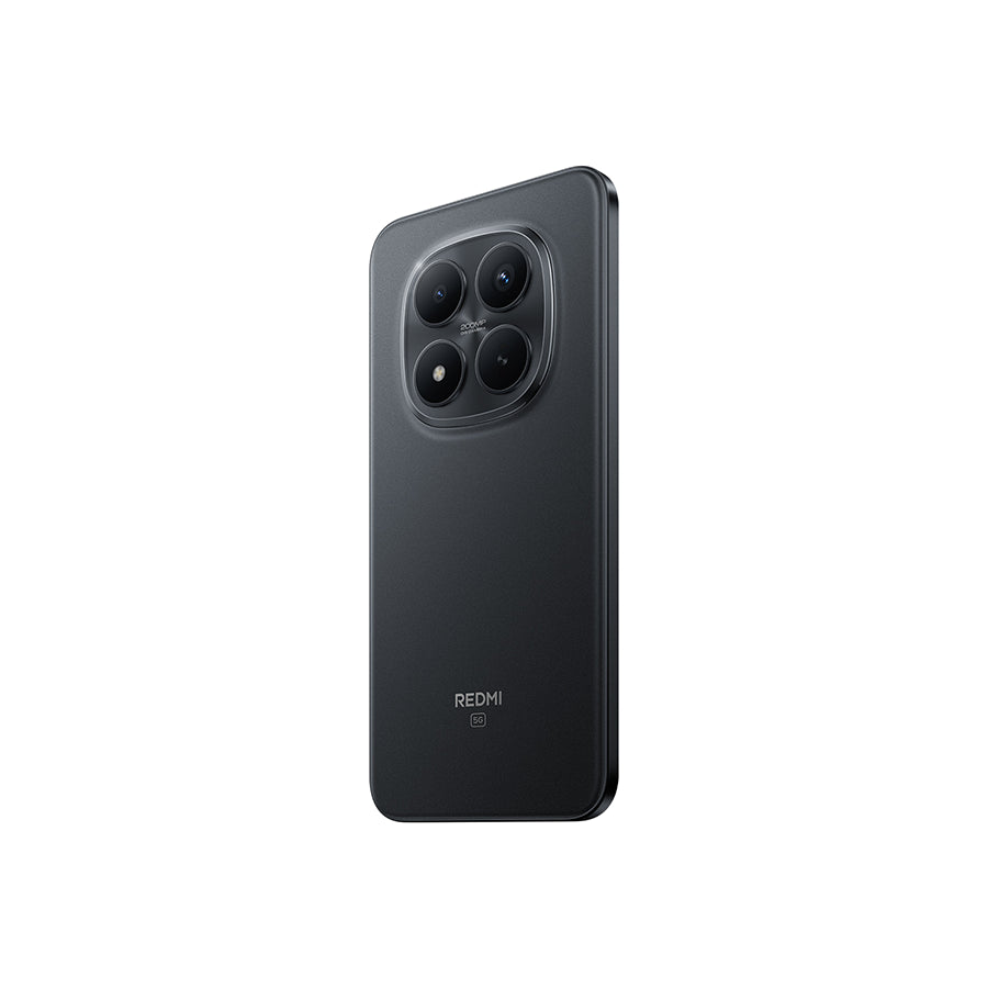 Crni Xiaomi Redmi Note 15 Pro 5G pametni telefon s AMOLED ekranom, 200 MP kamerom i 8 GB RAM na slici.