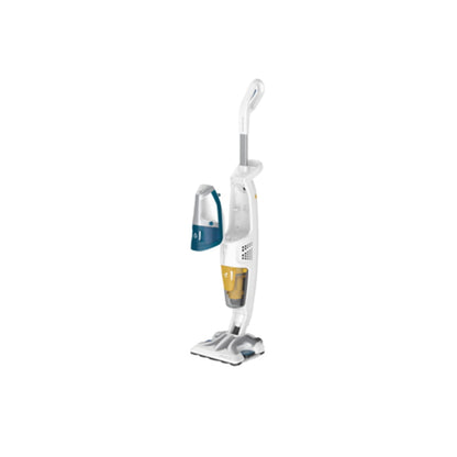 Rowenta Clean & Steam RY8561WH usisivač i parni čistač 2u1 – 1700 W, do 30 min pare, Cyclonic tehnologija, nastavci za podove, tepihe i prozore