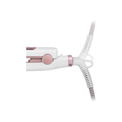 Omega Sencor SHI 4700GD WaveMaker uvijač za kosu, prikaz uređaja s keramičkim pločicama i digitalnim upravljanjem.