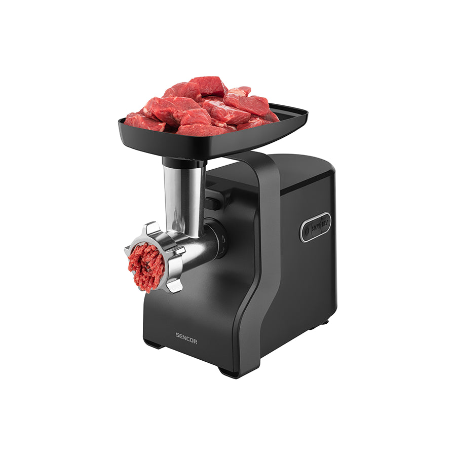 Sencor SMG 5400BK mašina za mljevenje mesa – do 2100 W, 1,7 kg/min, 3 diska i nastavci