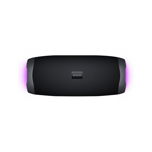 Omega Sencor SSS 5400 Tide Maxi Bluetooth zvučnik, prikaz na slici s crnim kućištem i kontrolnim gumbima na prednjoj strani.