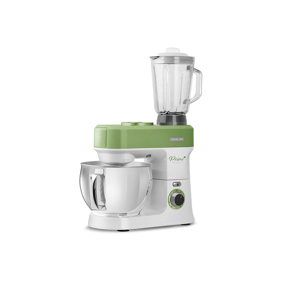 Sencor STM 3780GG kuhinjski robot – 1200 W, inox posuda 5 L, blender 1,5 L, mlin za meso, 6 brzina + Pulse