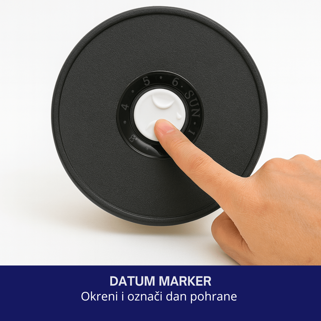 Set 3 keramičke zdjele s poklopcem i oznake pohrane  – posudice za čuvanje i posluživanje hrane