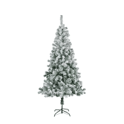 Snowy Rovinj Pine 210 cm – snježna jelka, Ø 96 cm, metalno postolje