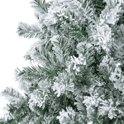 Snowy Rovinj Pine 210 cm – snježna jelka, Ø 96 cm, metalno postolje
