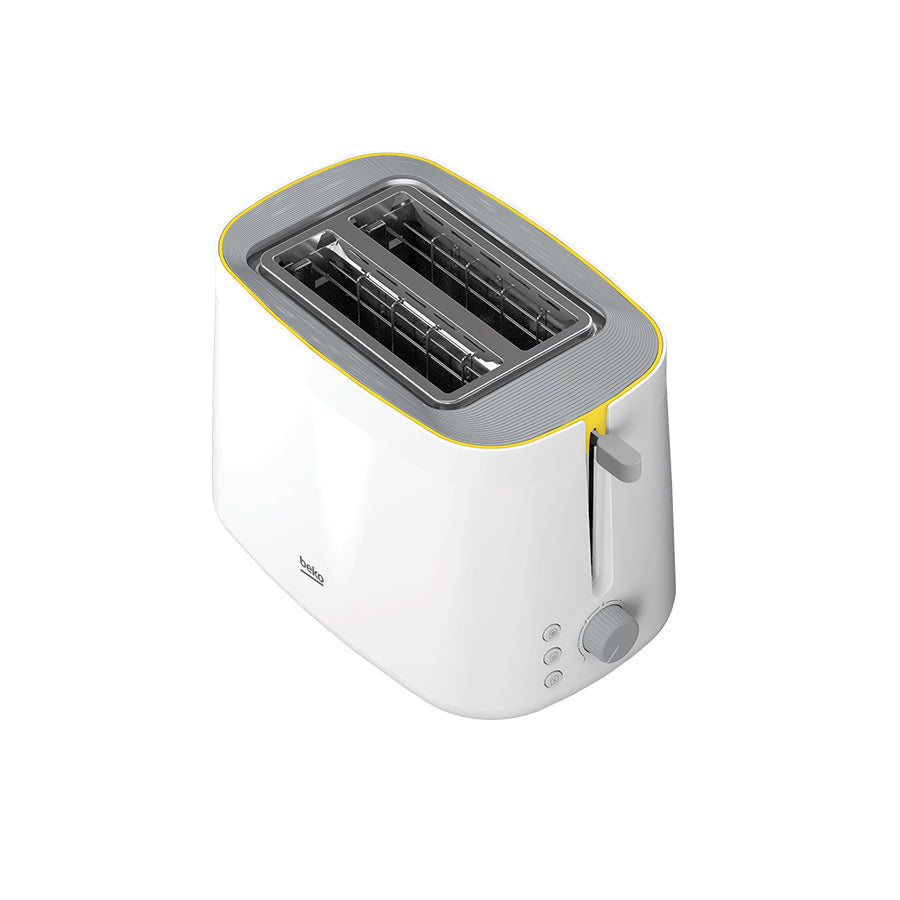 Beko TAM 4220 W toster – 800 W, 2 kriške, 6 nivoa zapečenosti, odmrzavanje i podgrijavanje