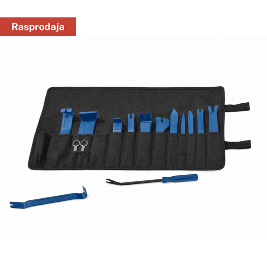 WORKZONE set alata za demontažu auto obloga i radija – 14 kom + torbica