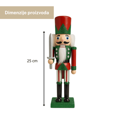 Ukrasni Orašar – vojnik, 25 cm
