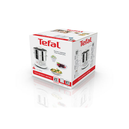 Tefal VC145130 aparat za kuhanje na pari – 6 L, 2 posude, posuda za rižu, mehaničko upravljanje
