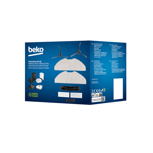Beko VRR 80214 AC set dodataka za robot usisivač – 2 četke, 2 mopa, 2 filtera i glavna četka