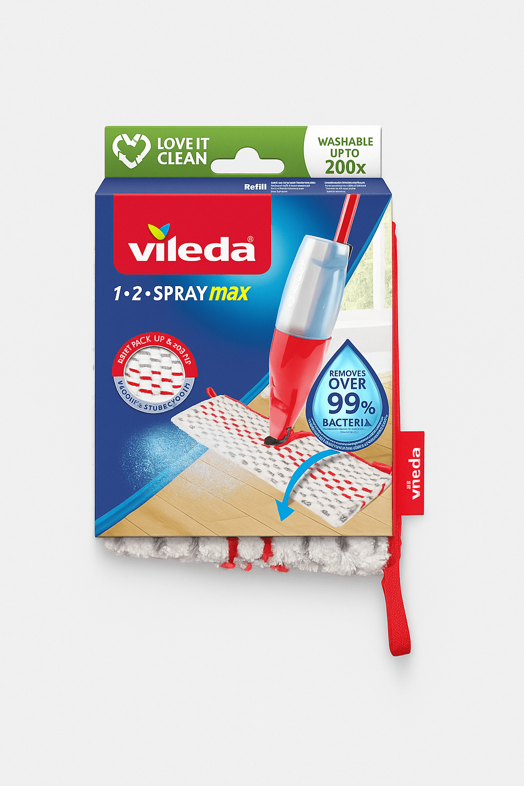 Vileda navlaka za Spray Max Refill (model 1/2) – brza zamjena glave mopa