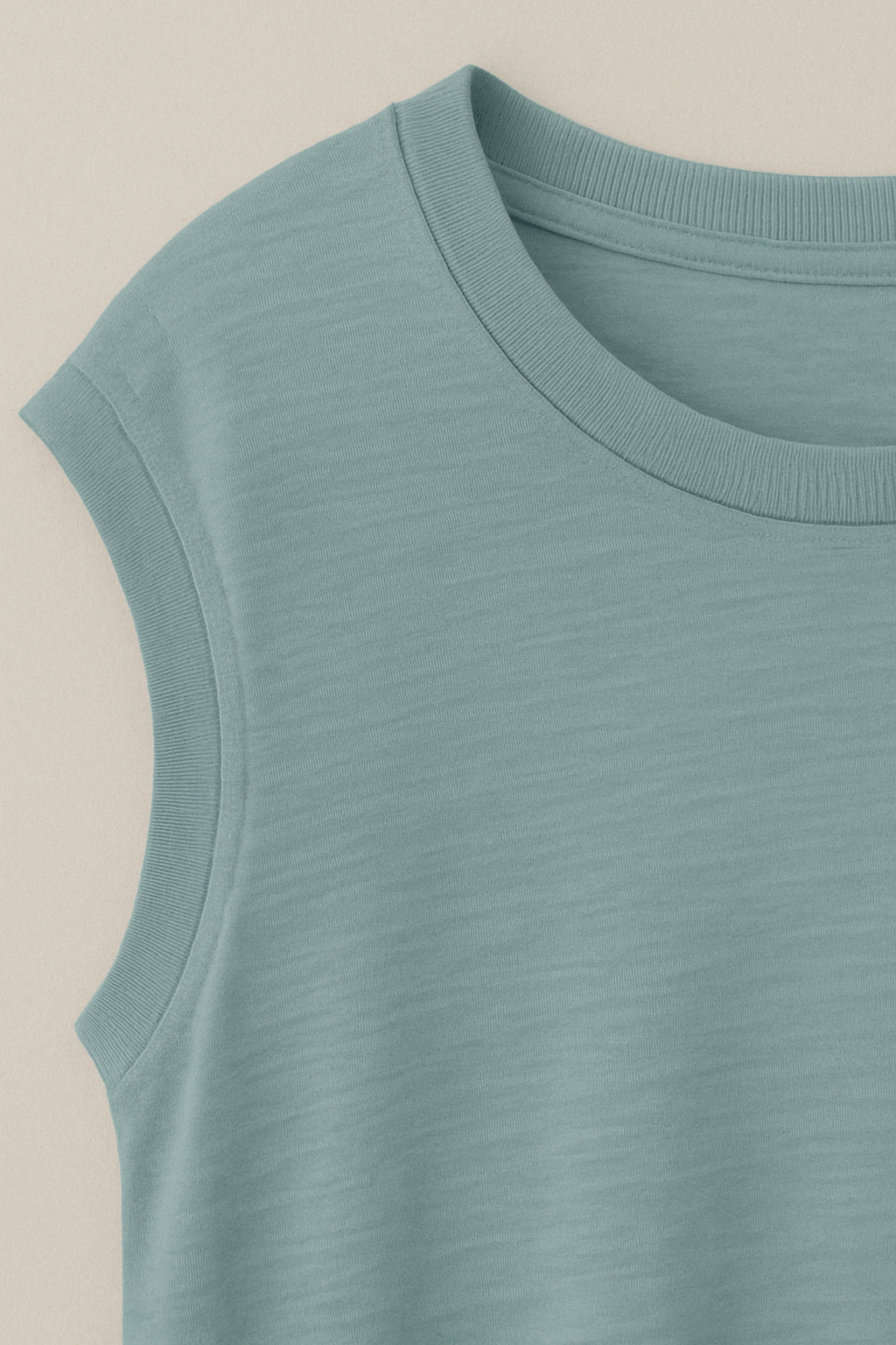 Vivance Bazična majica kratki rukav od pamuka set od 2 komada - mint i bež