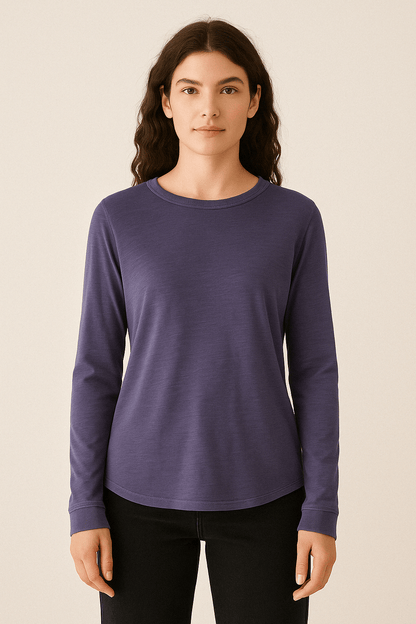 Vivance Bazična majica dugi rukav od pamuka - set od 2 komada