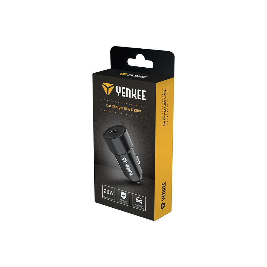 Yenkee YAC 2035 auto punjač – USB, 20 W