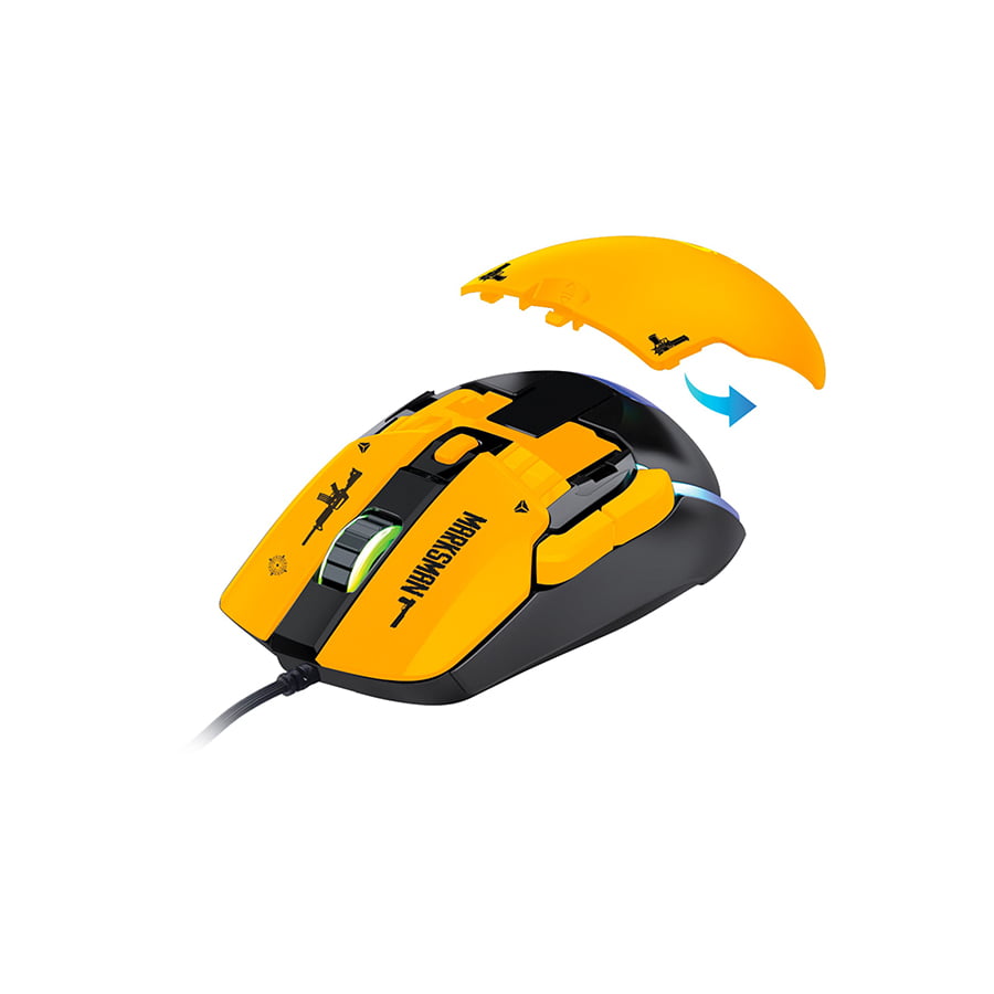 Yenkee Marksman YMS 3600YW gaming miš – žuti