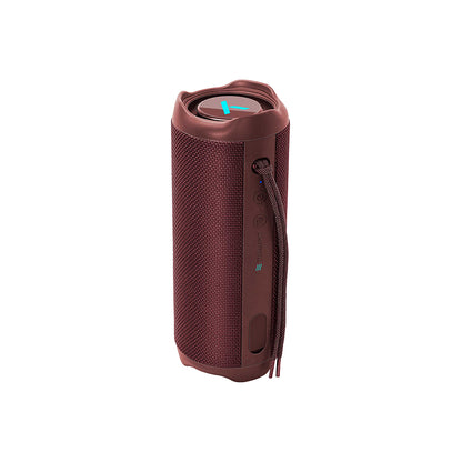 Omega Yenkee Element Viento BYSP 40RD Bluetooth zvučnik prikazan s crvenim kućištem i kontrolama na vrhu.