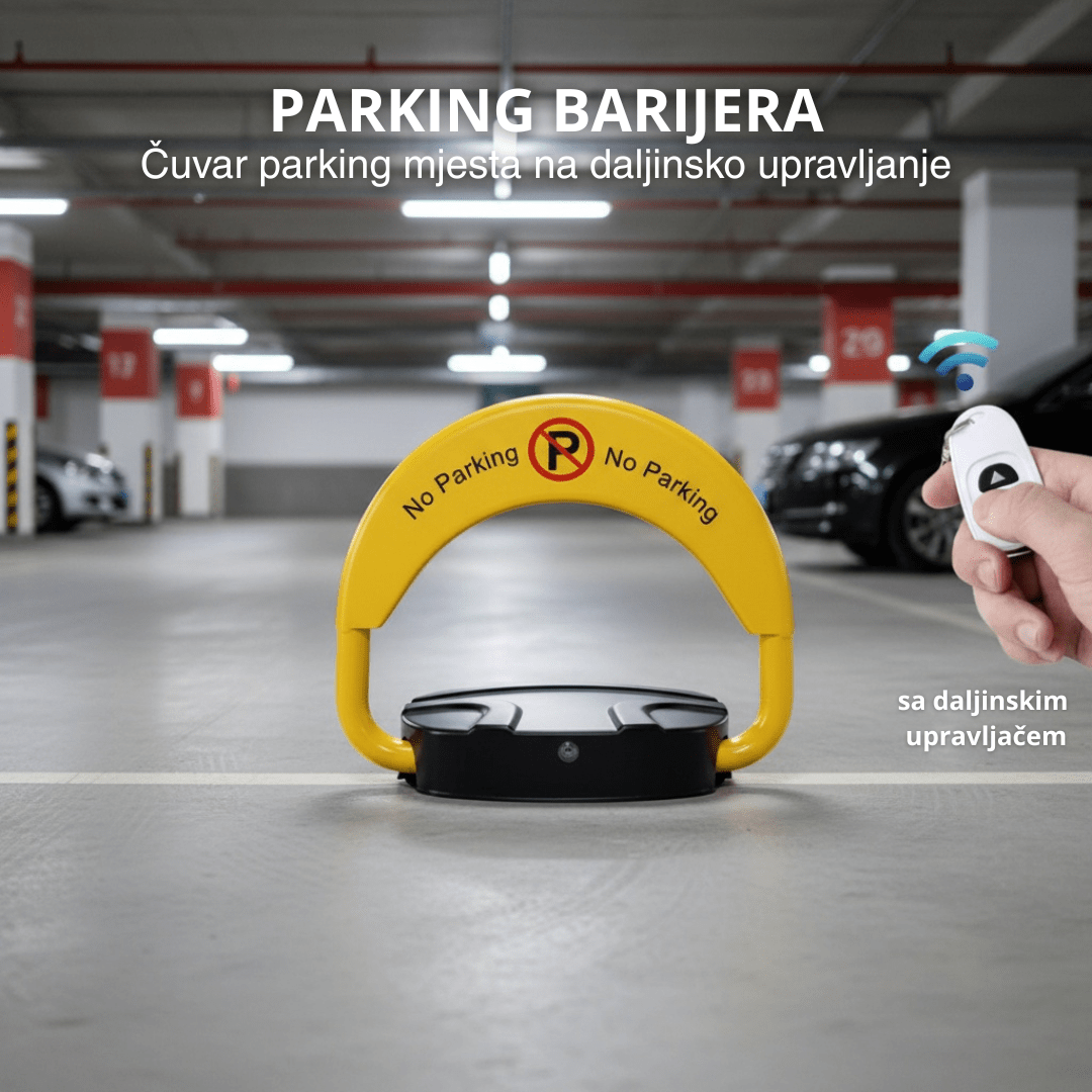 Automatski blokator parkinga na daljinsko upravljanje – električna pametna parking barijera, čuvar parking mjesta