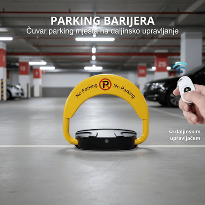 Automatski blokator parkinga na daljinsko upravljanje – električna pametna parking barijera, čuvar parking mjesta