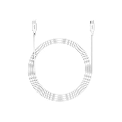 Yenkee YCU C115 WH USB-C na USB-C silikonski kabel – 1,5 m, bijeli