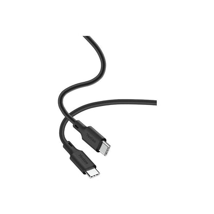 Yenkee YCU C115 BK USB-C na USB-C silikonski kabel – 1,5 m, crni