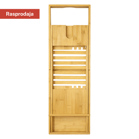 Naslonjač za kadu od bambusa – podesiva polica za kupku