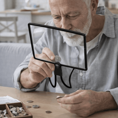 Lupa naočale s postoljem – povećalo za čitanje i precizan rad