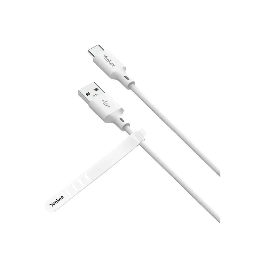 Yenkee YCU 315 USB-A na USB-C silikonski kabel 1,5 m – bijeli