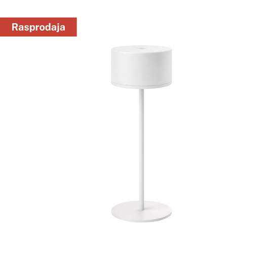 Mala Solarna stolna lampa – bežična LED lampa za balkon i vrt, bijela